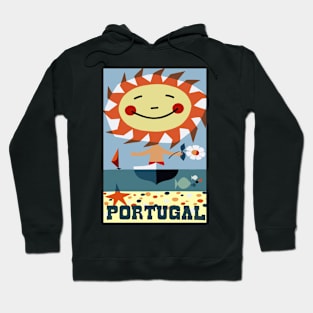 Portugal,Travel Poster Hoodie